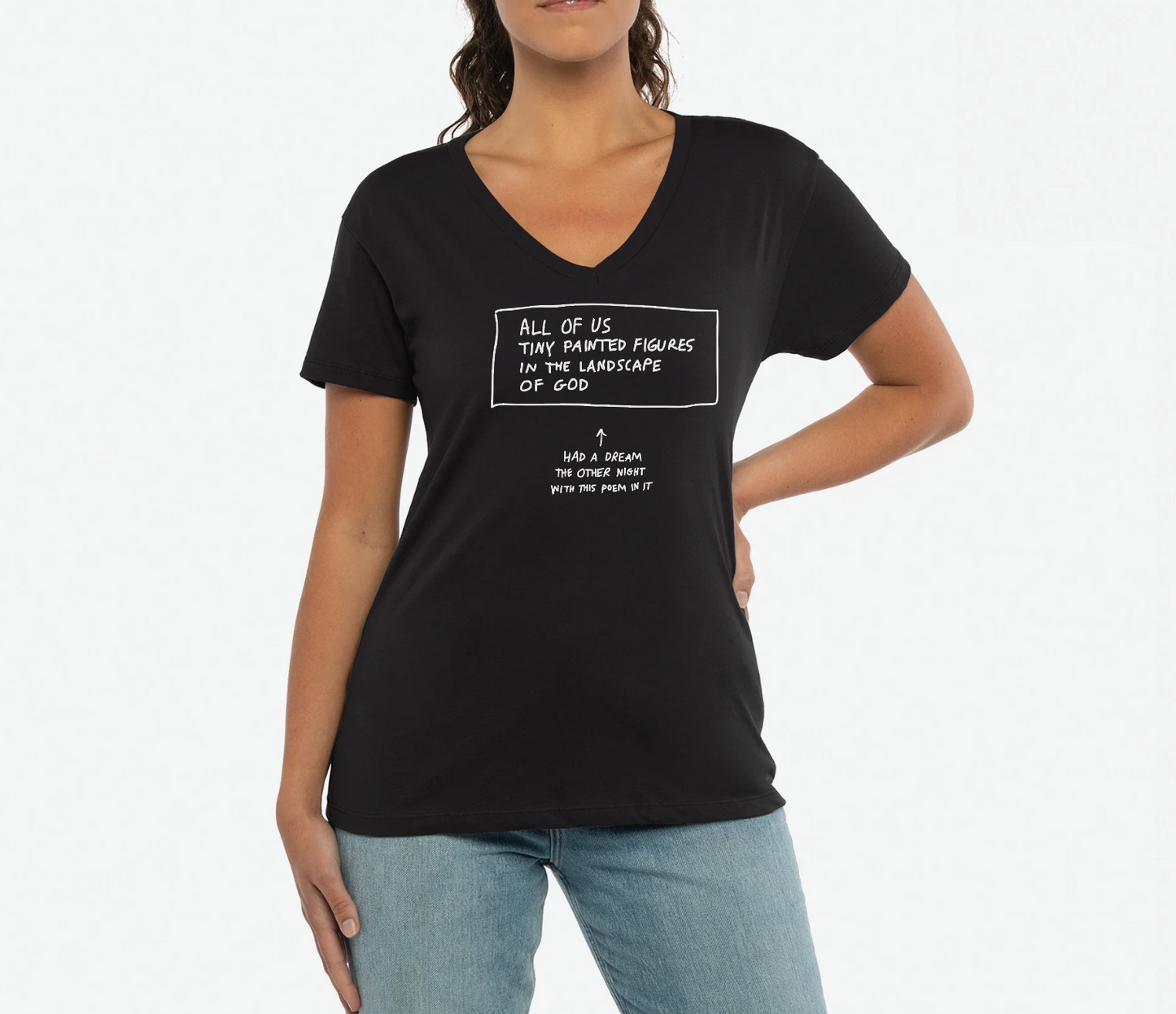 PAINTED FIGURES - WOMEN'S V-Neck