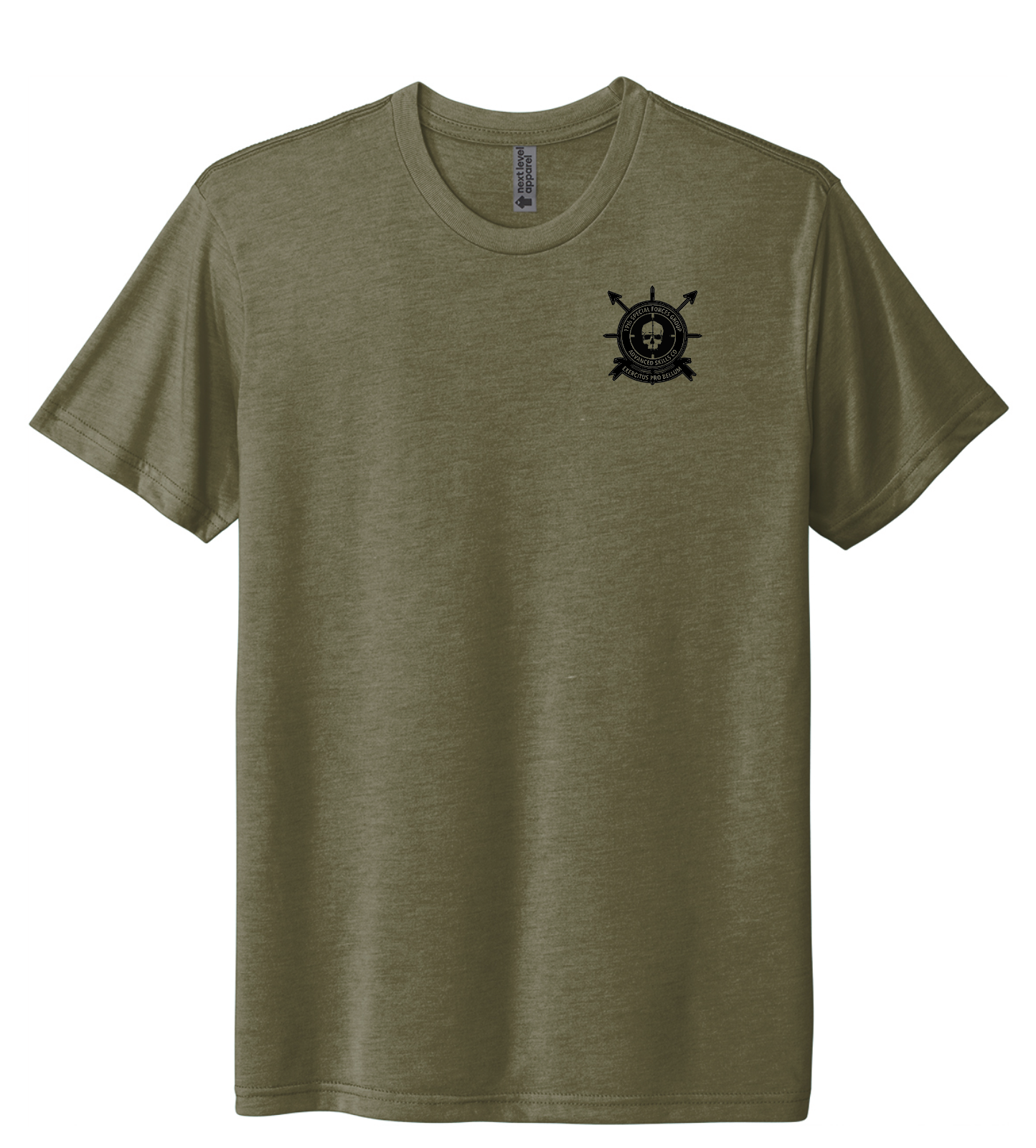 ASC SuhPORT tee, military green — front