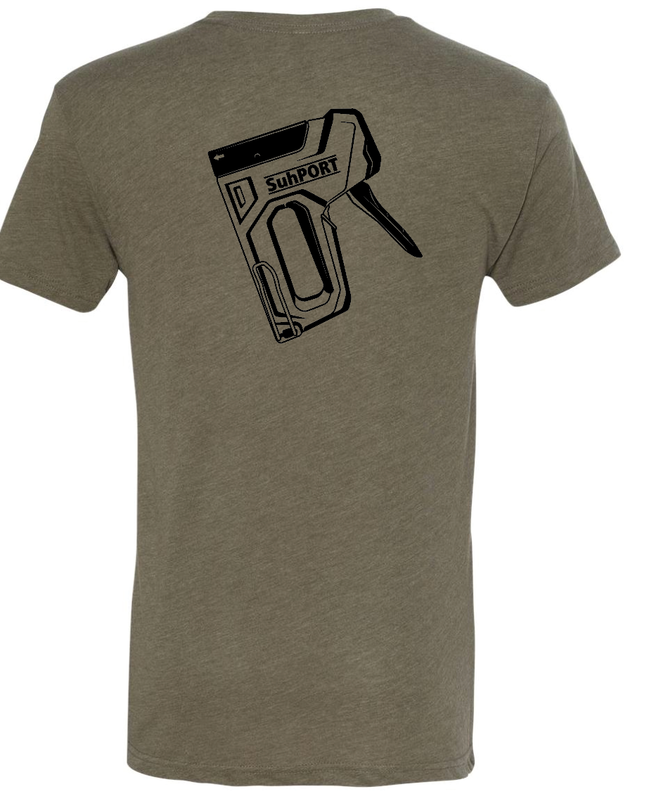 ASC SuhPORT tee, military green — back