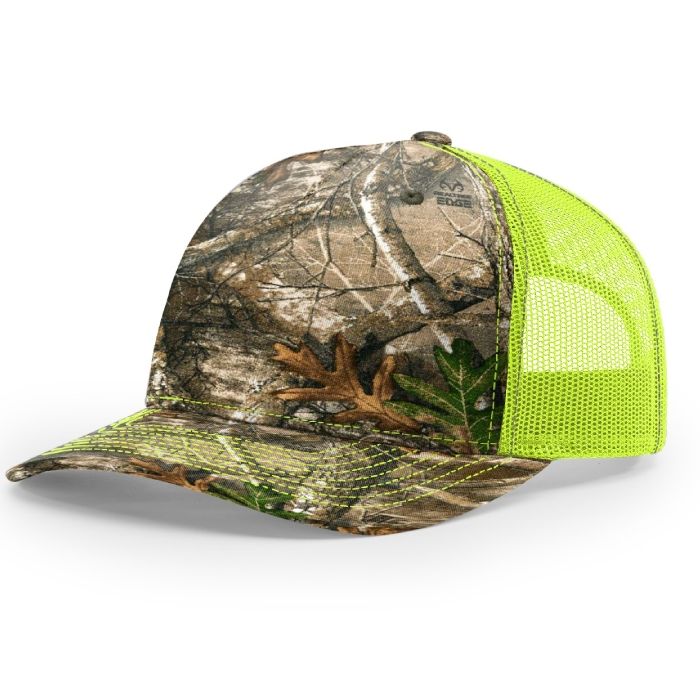 ASC Trucker in Treeline + Neon Yellow
